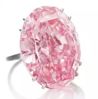 The Pink Star diamond ring is expected to set a new auction record