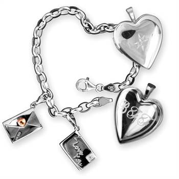 'Love Letter' charms and lockets