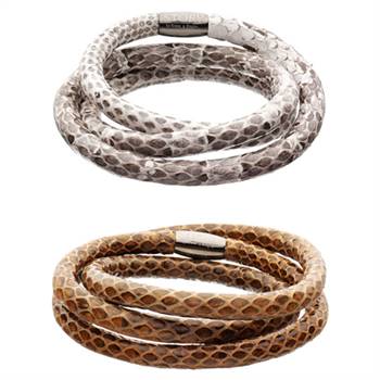 Story Jewellery's snakeskin bracelets