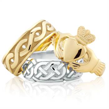 Peter W Beck's Celtic wedding rings