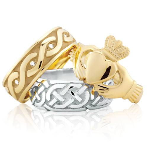 Peter W Beck's Celtic wedding rings