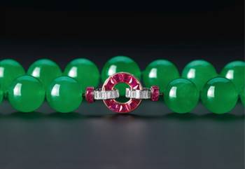 The Hutton-Mdivani jadeite necklace set a world record after selling for more than $29.4 million