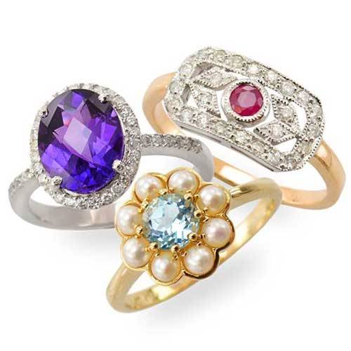 Kaiserman's vintage diamond rings