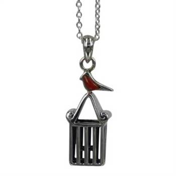 Moorejewels' Birdcage pendant