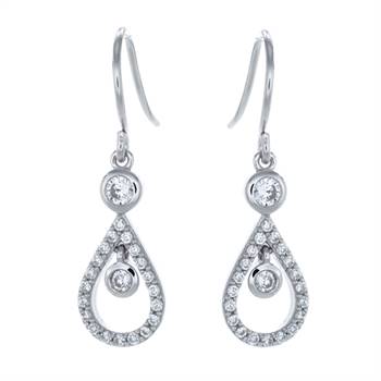 Cocktail Jewellery's cubic zirconia earrings