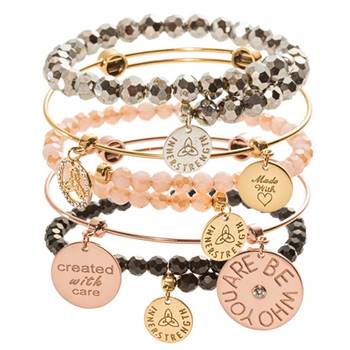Nikki Lissoni's bangle and charm range