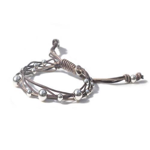 Blingissimo's taupe 'Bliss' bracelet