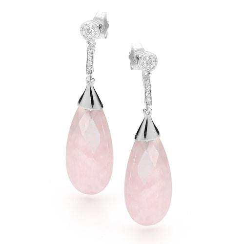 Jae Black's new rose quartz earrings
