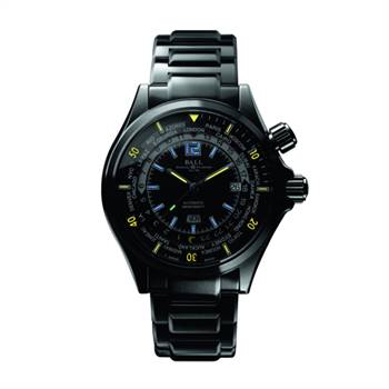Ball's new Engineer Master II Diver Worldtime watch in black
