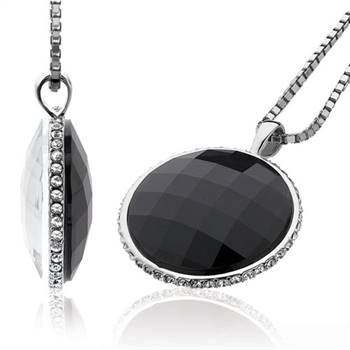 Zinzi's new pendant with Swarovski crystal and cubic zirconia