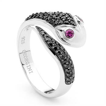Georgini's latest 'Snake' ring from its 'Garden of Eden' collection