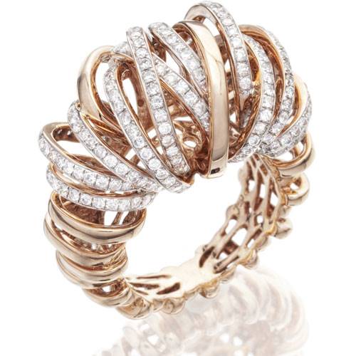 A new spiral-like 18ct rose gold ring from Neonoir