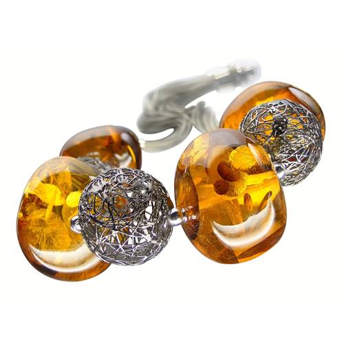 A Baltic amber necklace from The Amber Centre