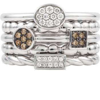 Mark McAskill's stackable ring from the 'Khloe' collection