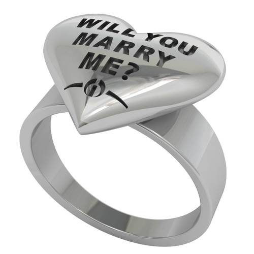 Wilshi's Proposal ring - for men that don't want to risk buying the wrong ring