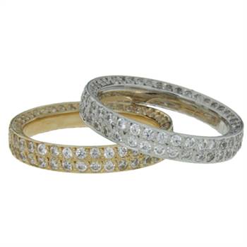 The Orion ring from Peter W Beck features an array of diamonds