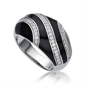 This contemporary ring is new to Mine Jewellery's 2011 collection 
