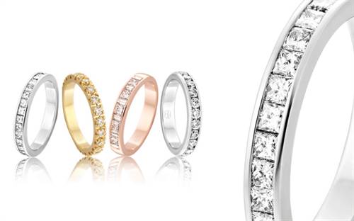 Peter W Beck's wedding ring range