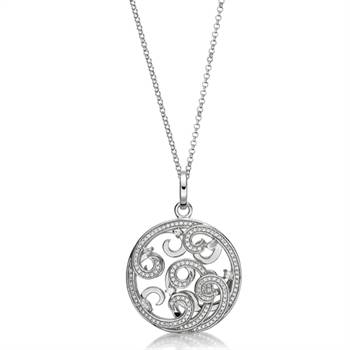 Mine's sterling silver 'Chai' necklace