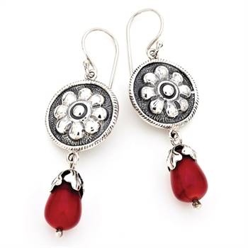 Featuring coral and red bamboo, these elegant earrings are the latest from Hamilton Hall