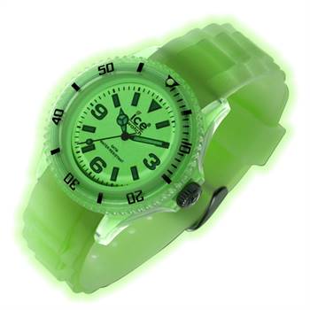 The bright Ice-Glow watch in green