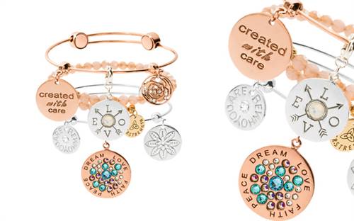 Nikki Lissoni's charm bangle