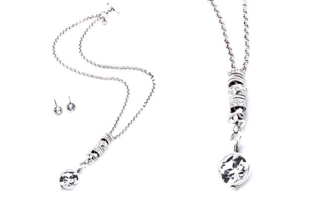 Miglio Designer Jewellery's belcher chain necklace and earrings