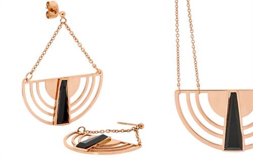 Pastiche's Mulan earring and necklace set
