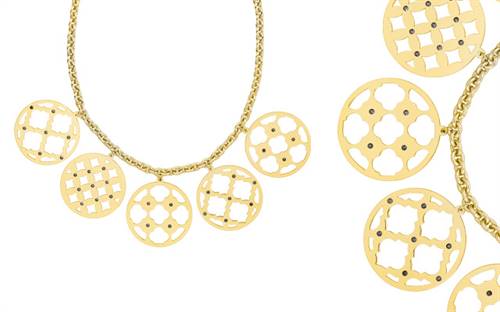 Lola and Grace's Arabesque range necklace