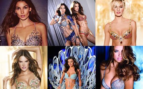 The latest six Victoria Secret Fantasy Bras