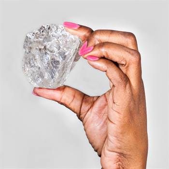 The 1,111-carat diamond is the second largest in the world