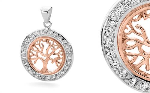 Stones & Silver's rose gold pendant