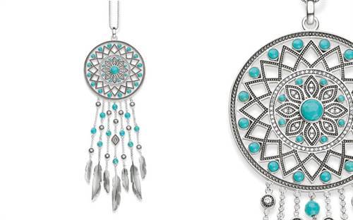 Thomas Sabo's silver dreamcatcher pendant