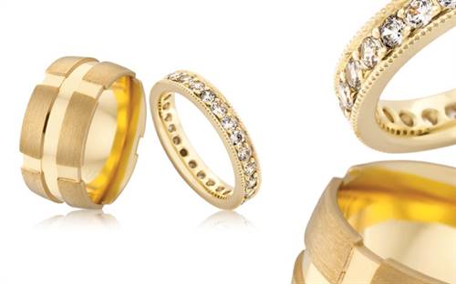 Peter W Beck's men and women's wedding rings