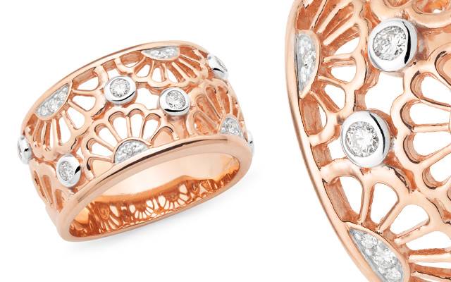 Mark McAskill Jewellery's rose gold dress ring