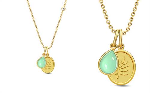 Julie Sandlau’s Aurora gold-plated necklace