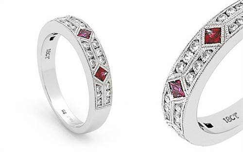 Mark Milton’s ruby and diamond ring
