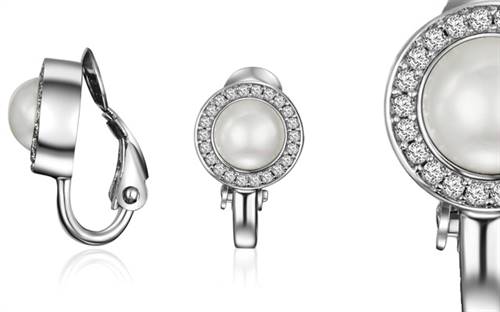 Kagi’s Pearl Orbit clip on earrings