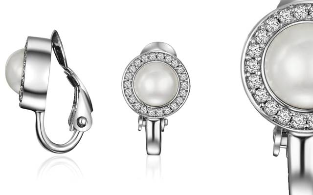 Kagi’s Pearl Orbit clip on earrings