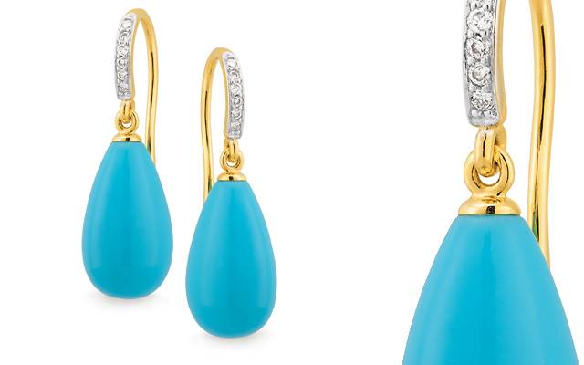 Mark McAskill Jewellery’s diamond shepherd hook earrings