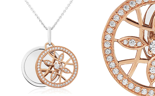 A necklace from the Waterford Crystal collection