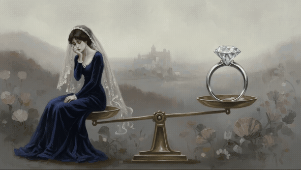 Mary wasn't too pleased that Mark got cold feet. “They grew the diamond under pressure; he crumbled under commitment.”