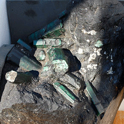 The Bahia emerald is said to be the largest rough emerald in the world