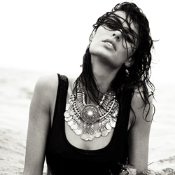Nicole Trunfio wearing her own jewellery