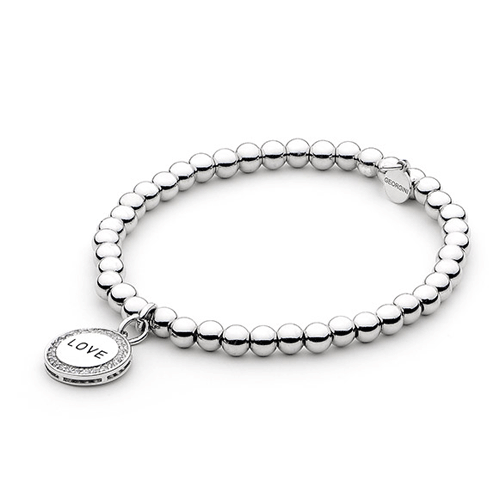 The love charm stretch bracelet