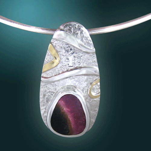 Entia's African Tourmaline pendant