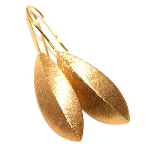 Missie Von Lubbe gold earrings
