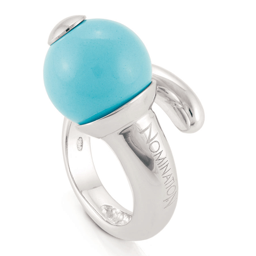 Turquoise ring, part of a five-piece set 
