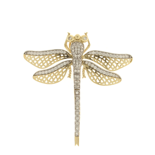 Sydney Gold River's dragonfly pendant