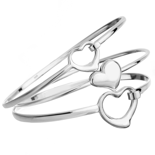 Aztec Gold and Silver's new heart bangles